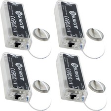 4pcs AAA/LR03 to CR2032 Dummy Battery Adapter Converter ON/OFF Switch FFC Cable