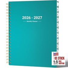 2026 Planner-2 Year Monthly Planner 2026-2027, JAN.2026 - B-Turquoise