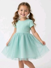 Mint Green Colored Cat Jack Tutu Dress  Size :2t 