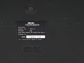 Neo Geo AES Console NEO-0 SNK Joystick Controller AC Adapter Tested Japan