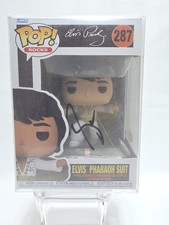 Austin Butler Firmado Funko Pop #287 Elvis Presley Traje Faraón Autógrafo PSA