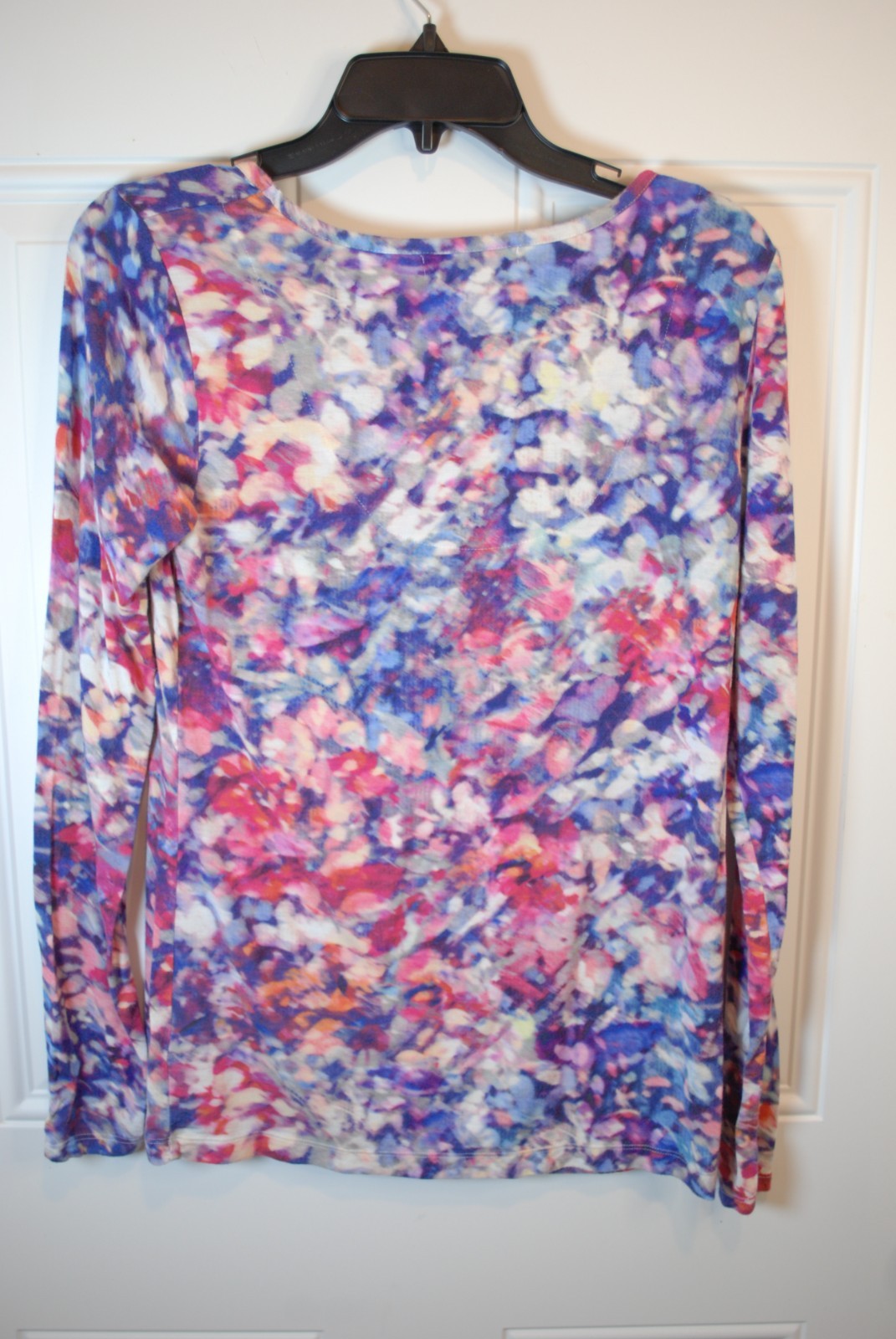 Liz Claiborne Multi-Color Long Sleeve Knit Women's Top Size S