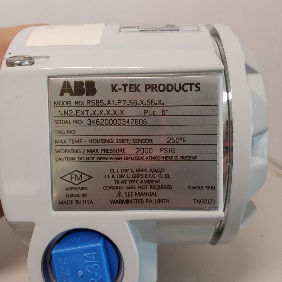 Rs85 Level Sensor RS85/Vibrating fork level switch/ABB/RS85.A1.P7.S6.X.S6.X.1.N2.EXT.X.X ...