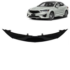 Front Bumper Upper Grille Molding Trim Gloss Black For 2019-2022 Acura Ilx Base Front Bumper Upper Grille Molding Trim Gloss Black For 2019-2022 Acura Ilx Base