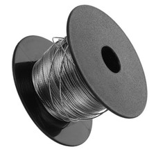 Steel Wire Rope Cable: 328ft 0.6mm/1/42" Stainless Steel Clothesline Wire for