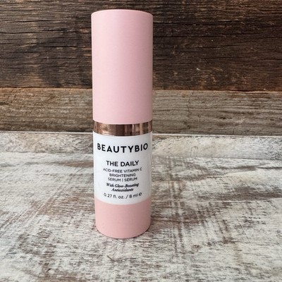 BeautyBio The Daily Vitamin C Brightening Serum 8ml (Travel Sz) Sealed $26 MSRP