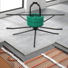 Rohrhaspel Abrollgerat Max 115kg Fusbodenheizung Rohr Abwickler Kabel Abroller