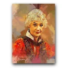 Dorothy Zbornak Art Card Limited 37/50 Edward Vela Signed (Movies Characters)