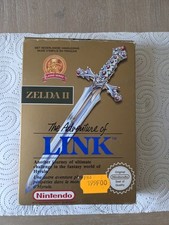 Nintendo NES Zelda II: The Adventure of Link PAL boîte + manuel 1989