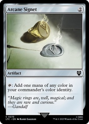 Arcane Signet - 273 - NM - Commander: The Lord of the Rings: Tales of Middle-...
