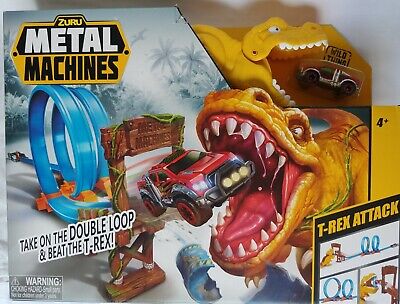 Metal Machines - Circuito com duplo loop e T-Rex, MISC VEÍCULOS