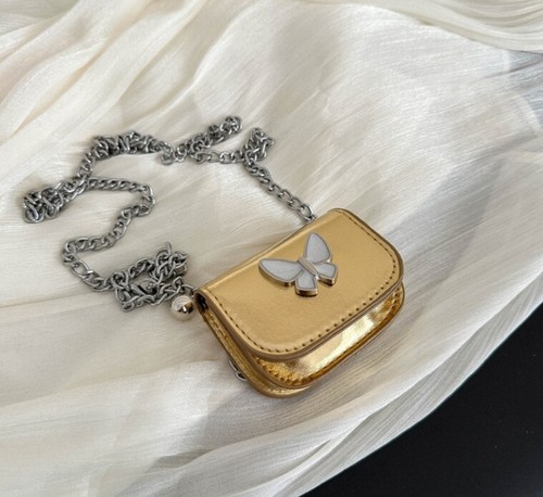 Mujeres Moda Imitación Cuero Mini Bolso Bandolera Cadena Monedero - Imagen 7 de 31