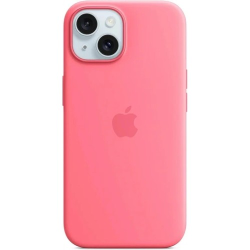 Apple Silicone Case with MagSafe for iPhone 15 - Pink