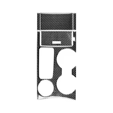 Carbon Fiber Cup Holder Center Console Cover Trim Fits Ford Explorer 2013-2019