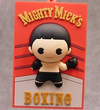 Rocky III NEW * Mighty Mick's Gym Sign Clip * Blind Bag Series 3 Key Monogram