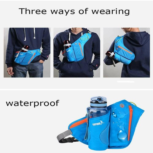 Wasserdichte Sport Laufgürtel Taille Fanny Pack Tasche zum Wandern Radfahren Klettern - Bild 5 von 14