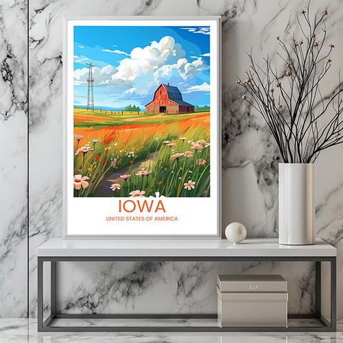Iowa, USA - Travel Poster #4 - Picture 2 of 6