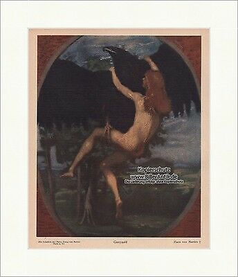 Ganymed Jugendstil Hans von Marees Halle a. S. Adler Mythologie Jugend 1099 - Bild 1 von 1