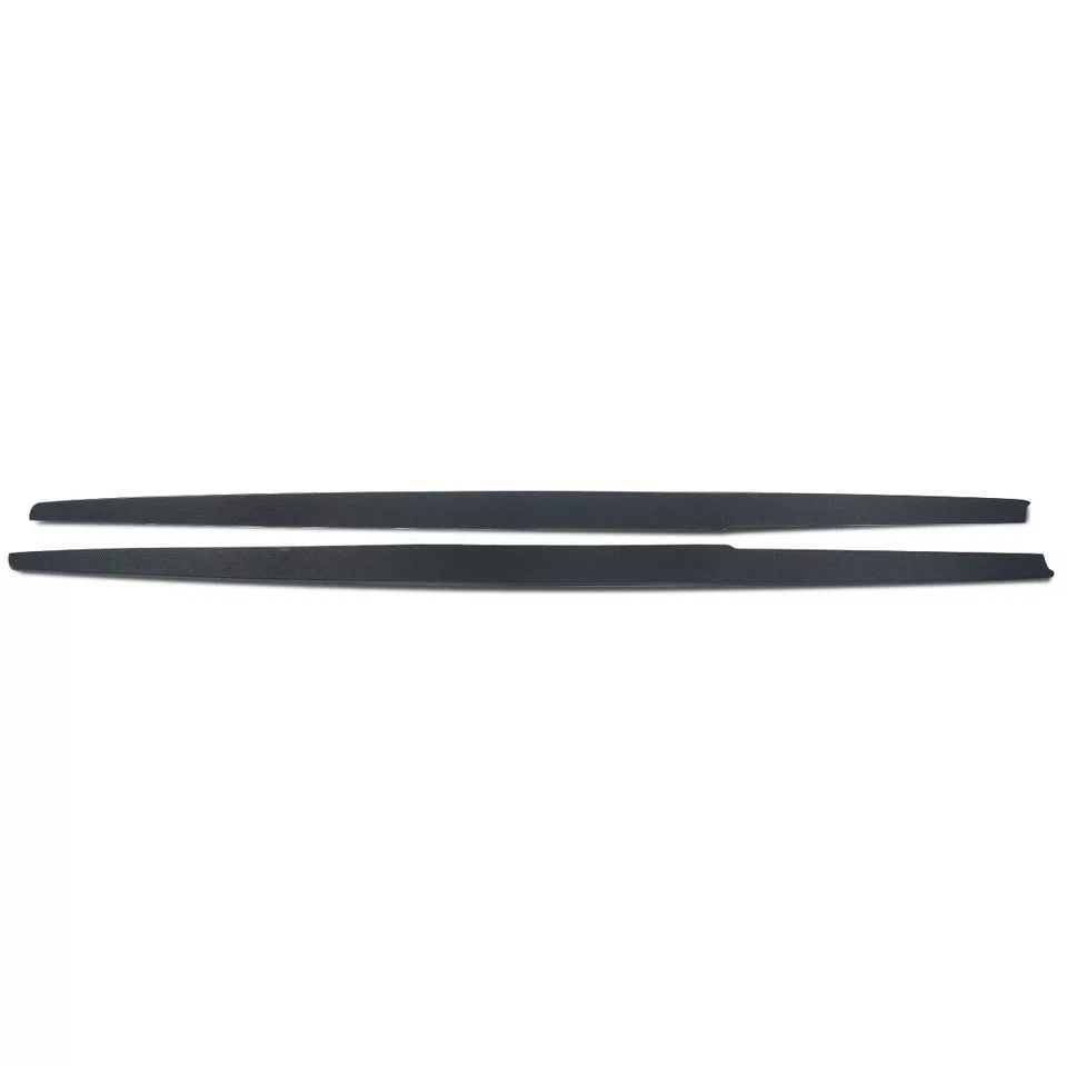 For BMW F10 5 Series 528i 535i 550i M5 11-2016 Carbon Fiber Side Skirt Extension - Image 4 of 4