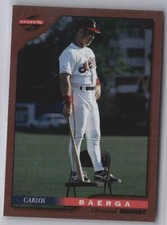 1996 Score Dugout Collection #14 Carlos Baerga Baseball