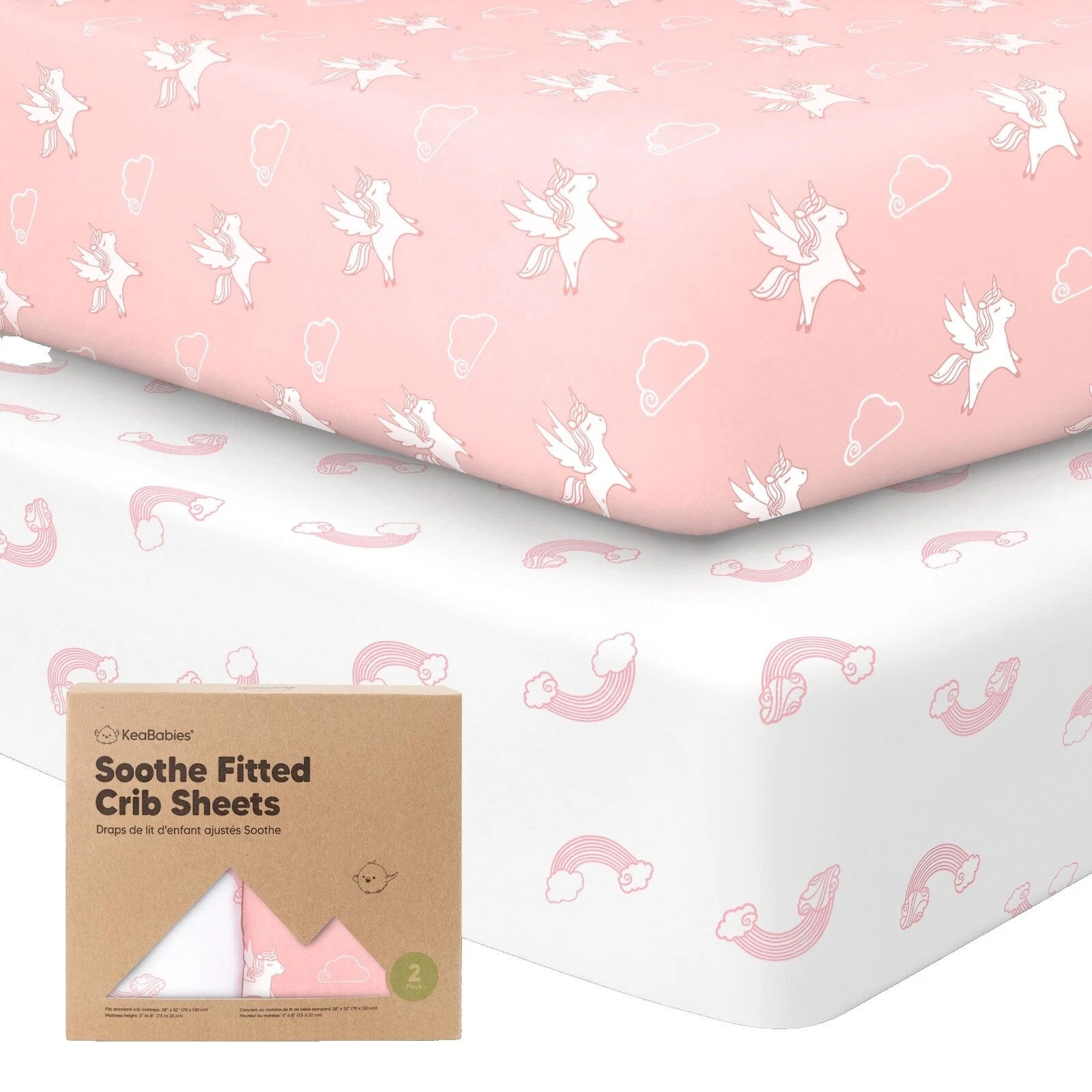 Niños Guardería Sábanas de Algodón Orgánico