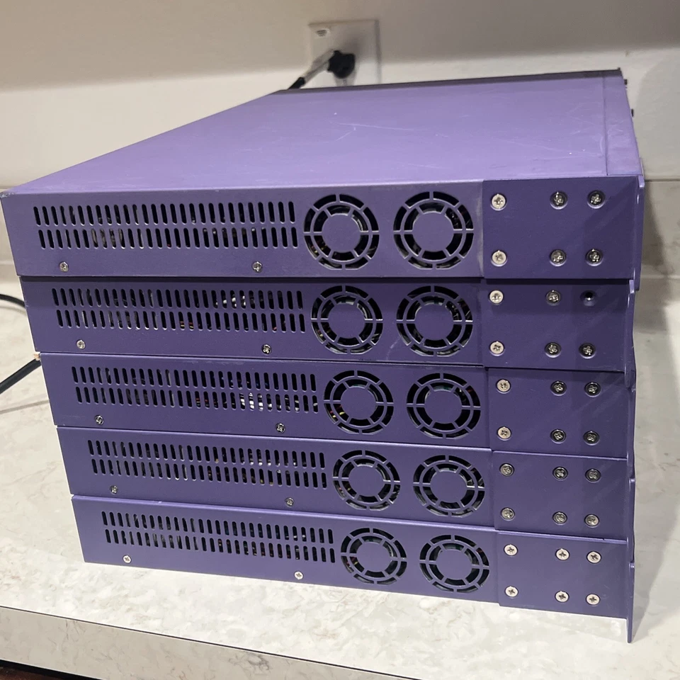 Extreme Networks Summit X250E-24P 24-Port Gig Network Switch (Use) Power Tested - Image 4 of 4