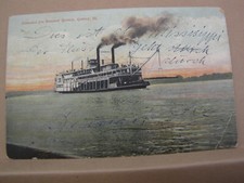 AK Mississippi Dampfer Quincy Lithographie nicht gelaufen (21)