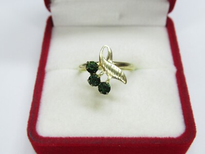 Vintage USSR sterling silver ring 875 star, glass, 1,17 gr, ring size 4,75.