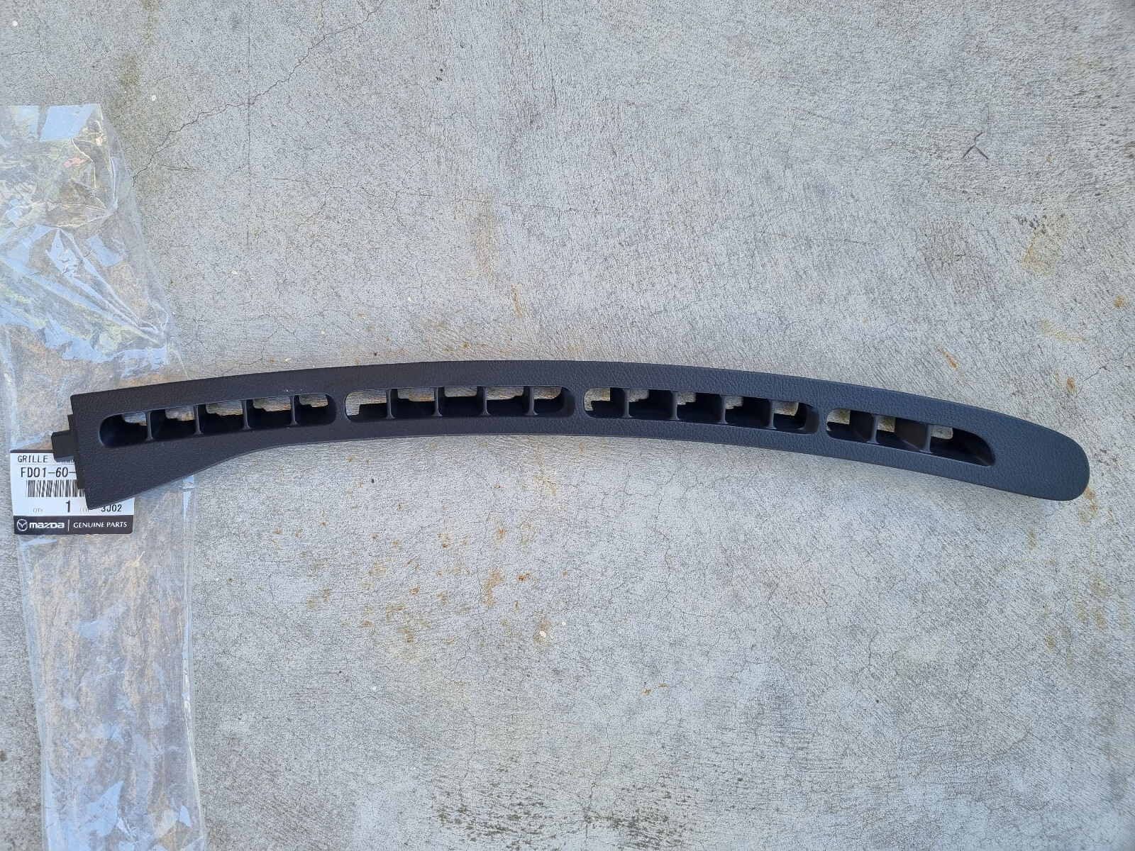 Mazda FD3S RX7 tablero descongelador ventilación negro RHS NUEVO FD01-60-780-02