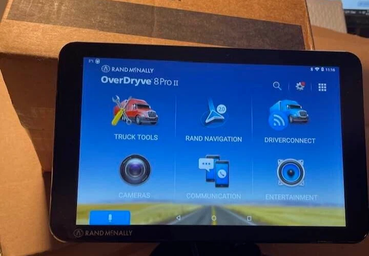 RAND MCNALLY OD8 PRO II OVERDRYVE 8 PRO 2 LM TRUCK GPS 1 2 MON DAMAGE PROTECTION - Image 3 of 4