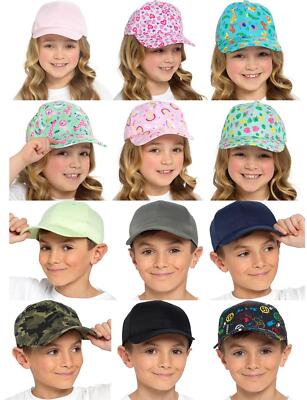 Baseballkappe Kinder Jungen Mädchen Sommer Spitze atmungsaktiv verstellbar Sonnenhut
