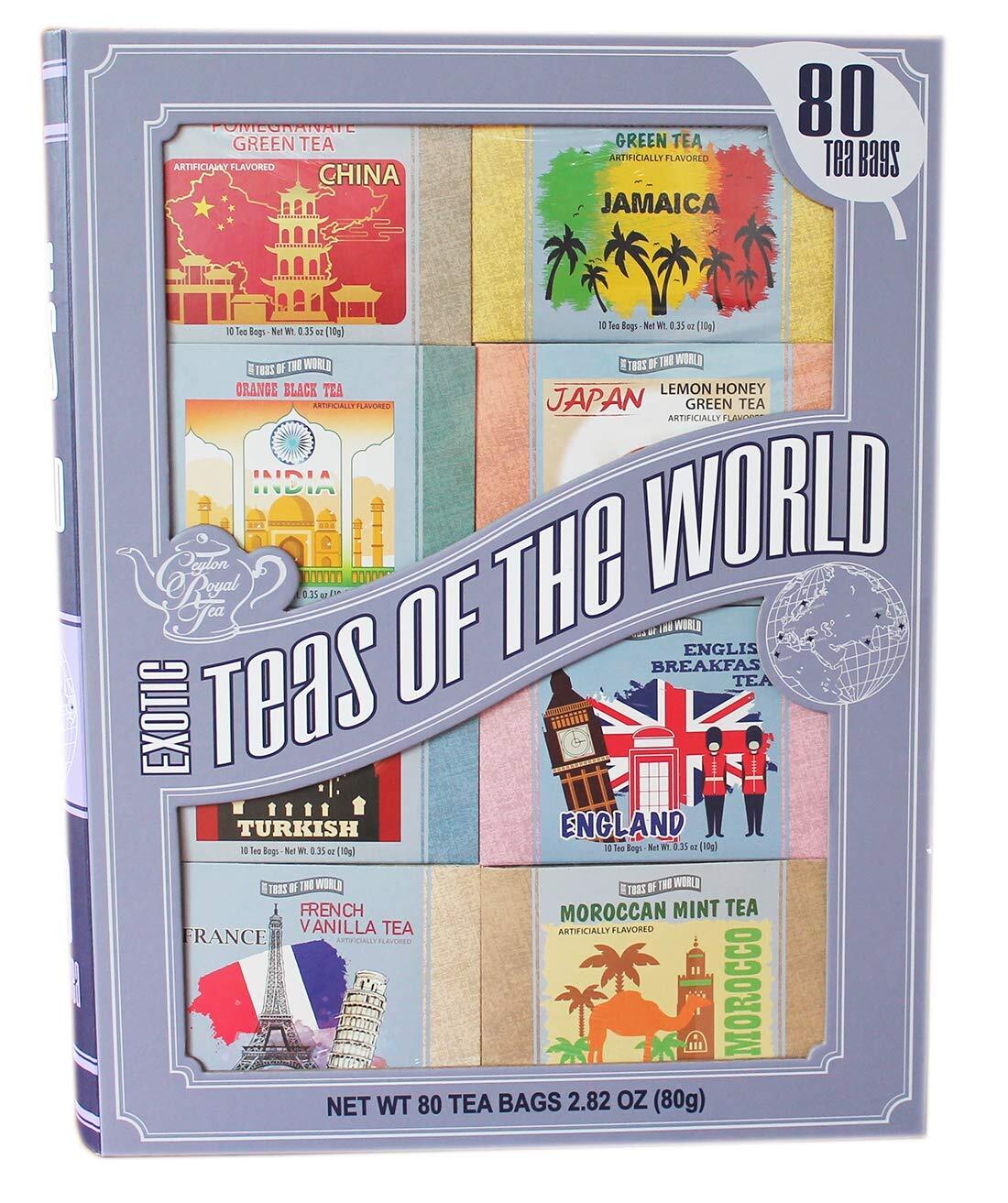 Collection 80 Count Tea Variety Gift Box For Tea Lovers