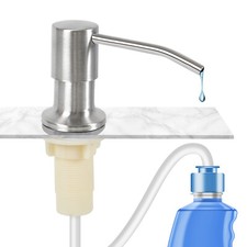 47''Sink Soap Dispenser Kitchen Stainless Steel Hand Liquid Pump Bottle Tube Kit