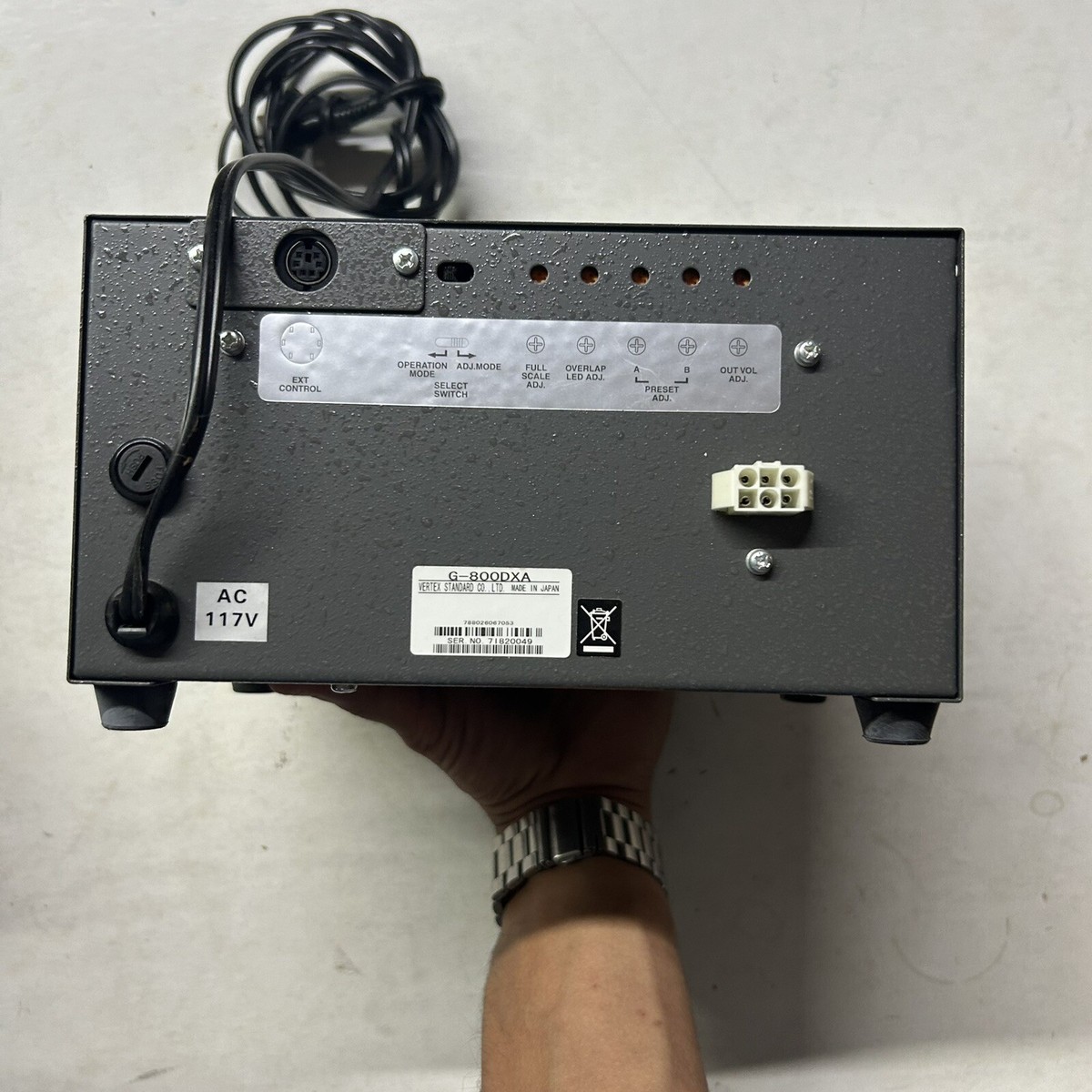 YAESU G-800DXA ローテーター　ジャンク 八重洲無線 G-800DXA*** YAESU 中型アンテナローテーター