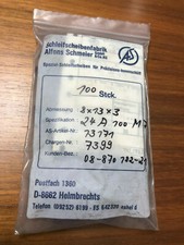 Schleifscheibe 8x13x3mm, 24A 100 M7, 100 St&uuml;ck Firma Alfons Schmeier