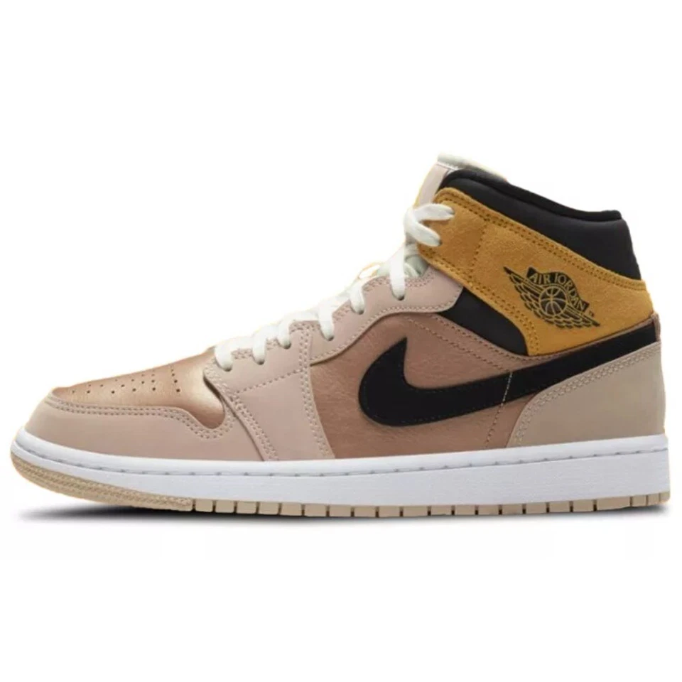 Jordan 1 Mid SE Particle Beige -Zapatos Medio Top Mujer DD2224-200- Foto 2 de 4