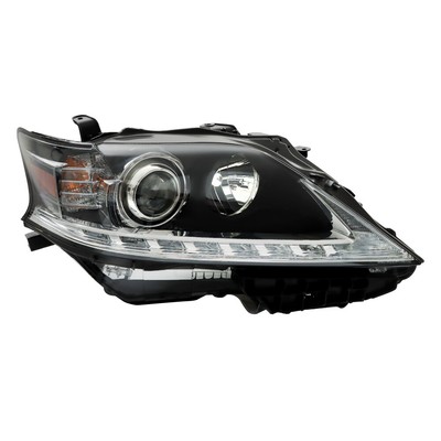Headlight Assy w/o AFS Black HID Xenon Right Side For 2013-15 Lexus RX350 RX450H