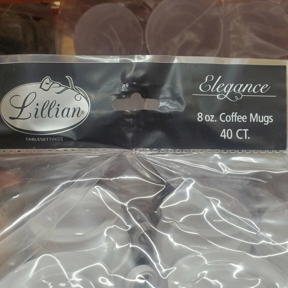 Taza de café Lillian Tablesettings Elegance blanca 8 oz 40 quilates Foto 2 de 2