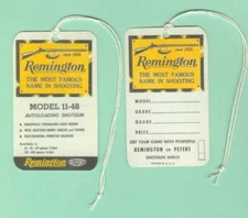 Remington Model 11-48 Later Hang Tag Reproduction