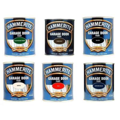 Hammerite Garagentorfarbe verhindert Rost GLANZ Oberfläche 750 ml alle Farben