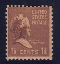 US - 1938 Sc. 805, 1½ Martha Washington, MNH