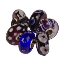 Authentic Trollbeads Glass 64604 Christmas in...