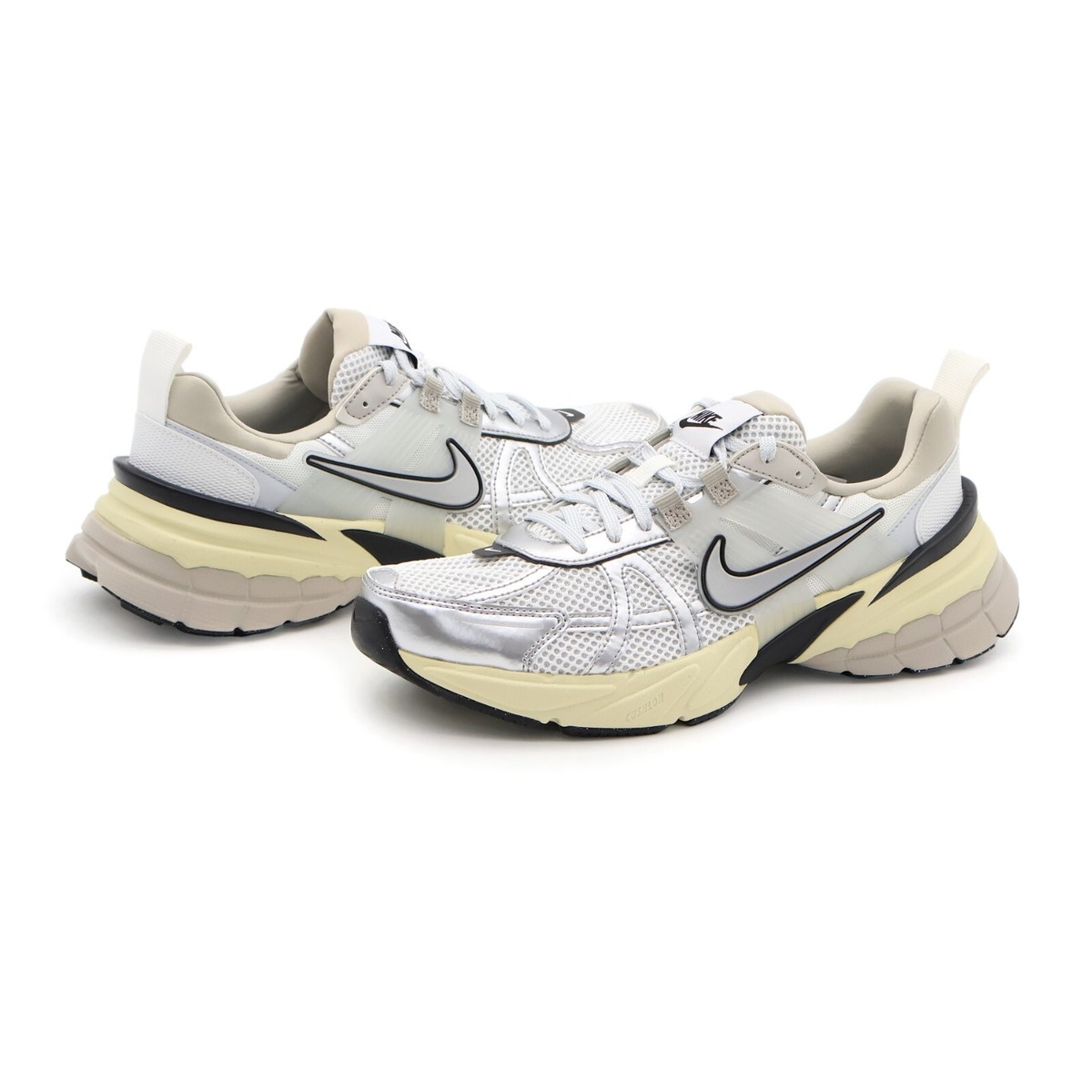 FD0736-100 Nike V2K Run Summit White Metallic Silver Beige Ivory