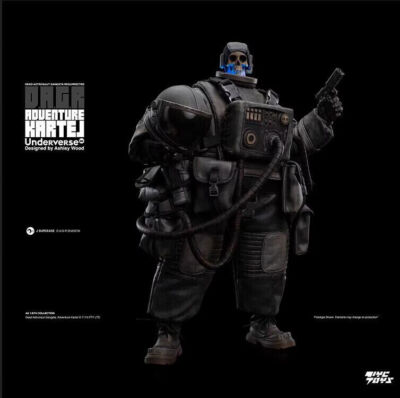 New UNDERVERSE UV 1/6 Dead Astronaut D.A.G.R SHADOW Black Action