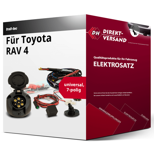 E-Satz 7polig universell für Toyota RAV 4 06.2000-02.2006 neu - Bild 1 von 2