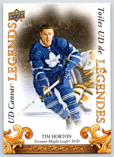 Cartes INSERTS hockey Tim Hortons Legends 2023 Upper Deck - à choisir dans la liste - Photo 86 sur 113