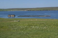 Photo 6x4 Fish farm at Belmont From the track to the Head of Mula light. c2009