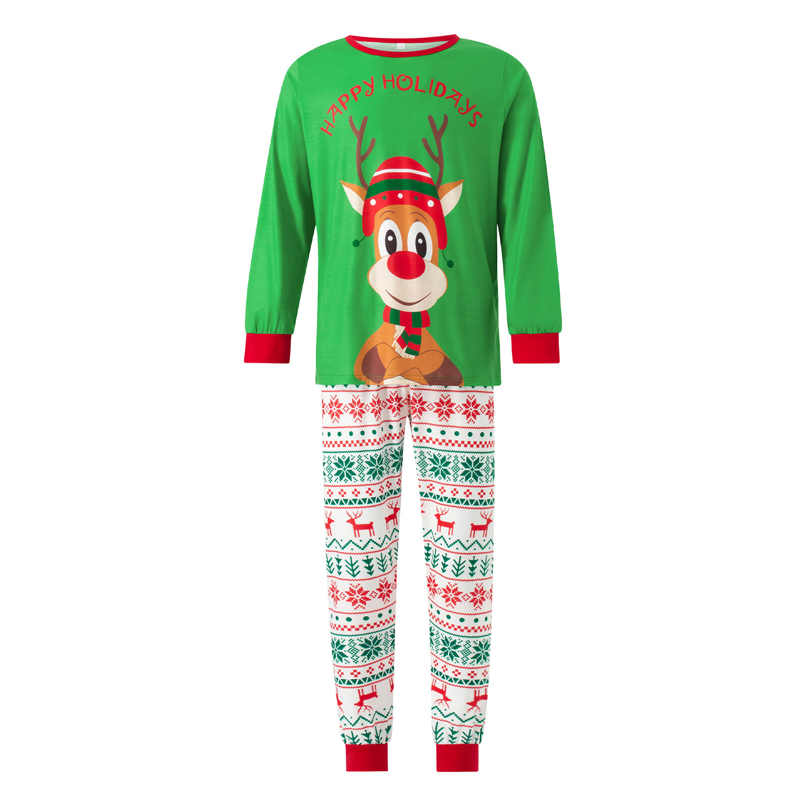 UK Family Christmas Pyjamas Xmas Eve PJs Outfit Ladies Men Sleepwear