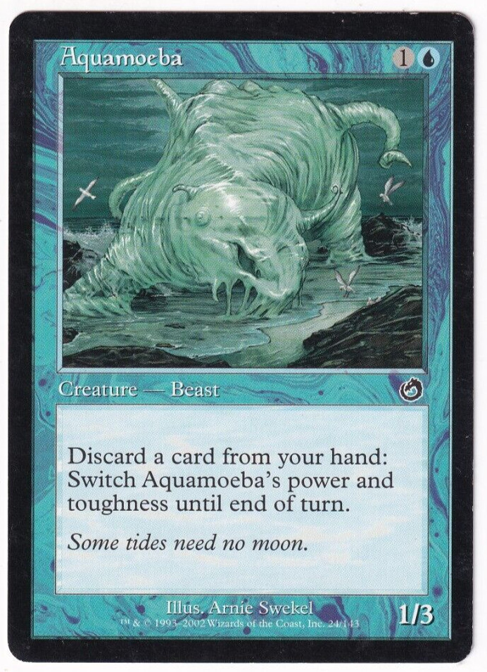 Aquamoeba Torment #24 Magic The Gathering 2002 MTG Single