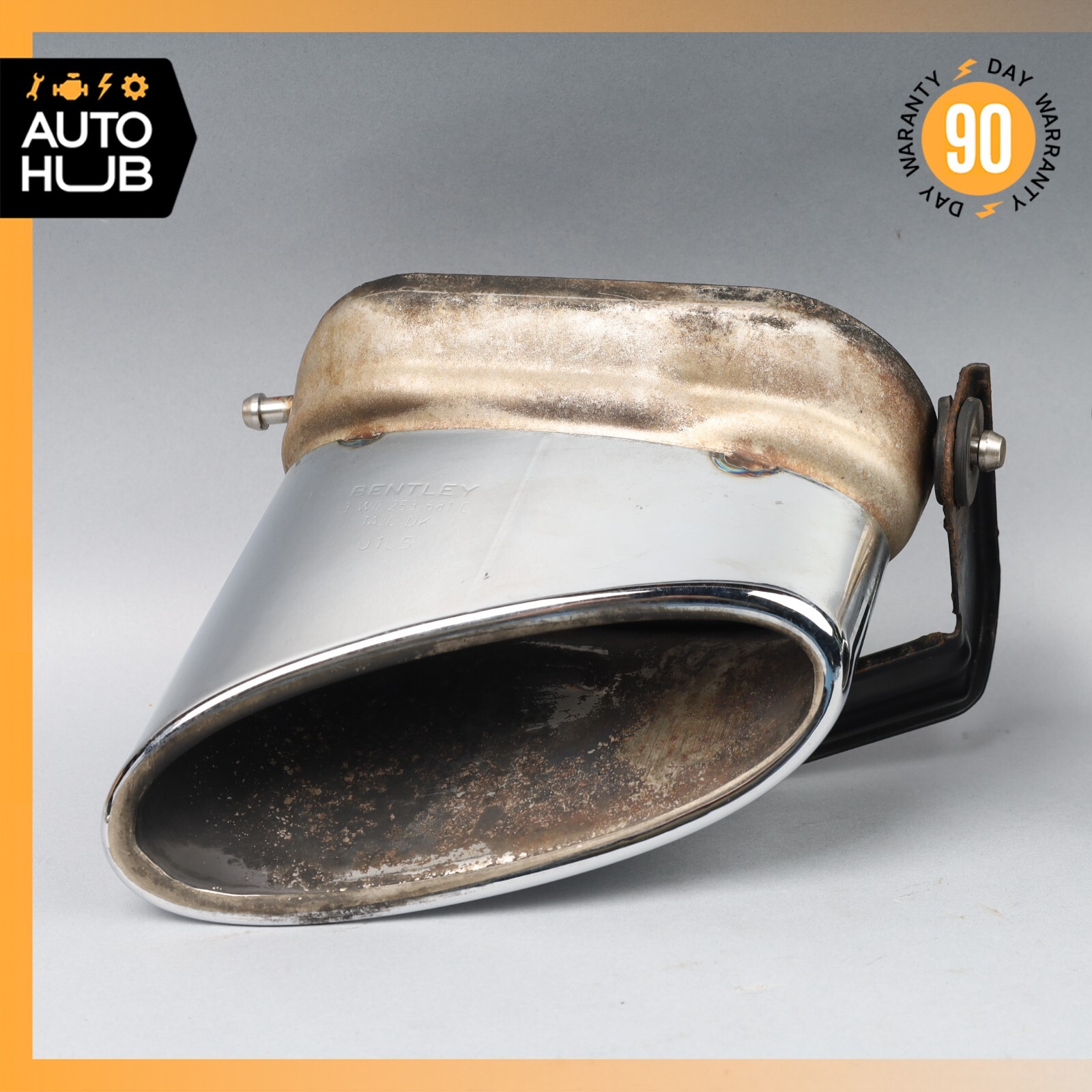 Bentley Continental GT GTC Exhaust Muffler Tips Left and Right Set OEM 31k